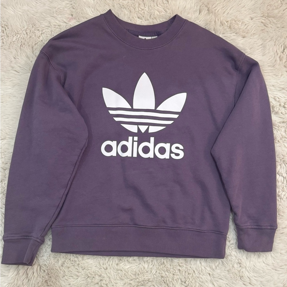 Details: Adidas Trefoil Crew Sweatshirt Purple
Periwinkle Women's XS